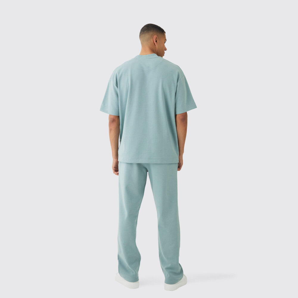 Oversized Interlock T-shirt And Jogger Tracksuit - Image 2