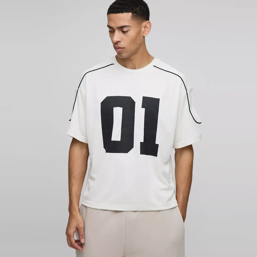 Oversized Faux Layer Spray Wash T-Shirt