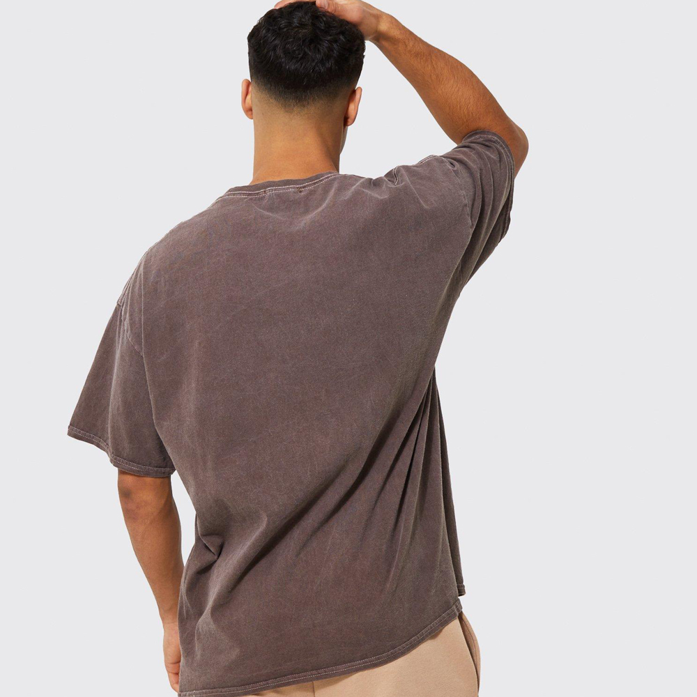 Oversized Washed Worldwide Floral Graphic T-shirt